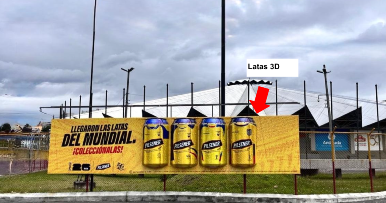 Valla Publicitaria Coliseo General Rumiñahui Quito