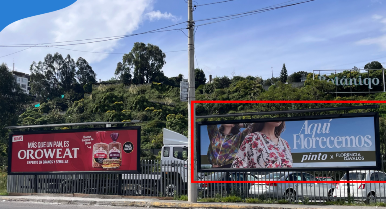Valla Publicitaria en Scala Shopping Mall Cumbayá, Vía Tumbaco Lumbisí y Ruta Viva